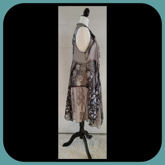 MINKAS || Long Flowy Boho Vest/Cardigan (SIZE S) - Picture 3 of 7